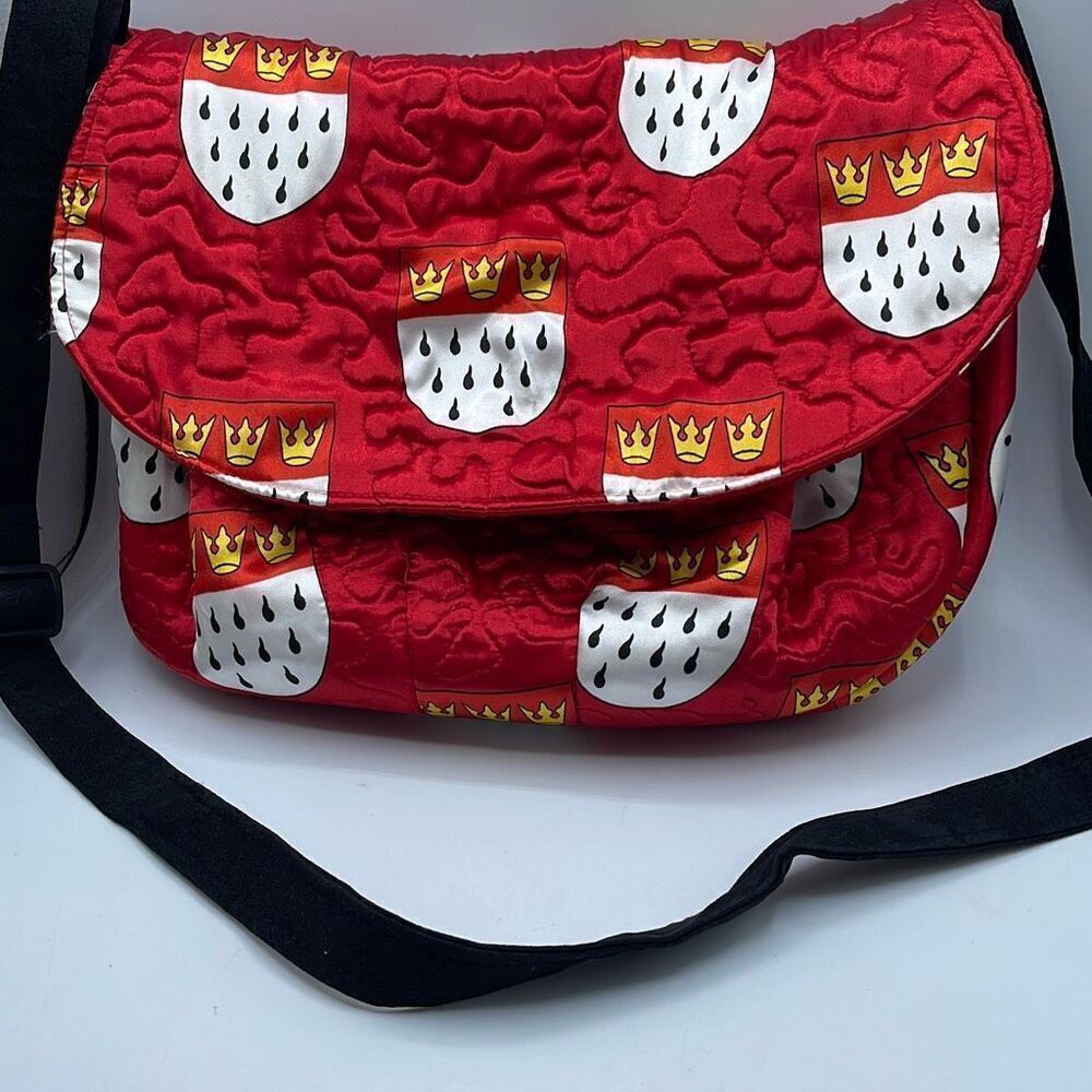 Kolle Alaaf quilted Cologne Germany carnival crossbody bag.
